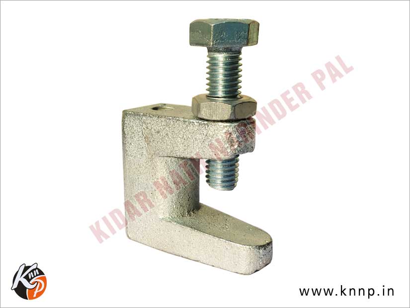 Junior Beam Clamp for 7/8 in. Threaded Rod, Electro Galvanized Steel